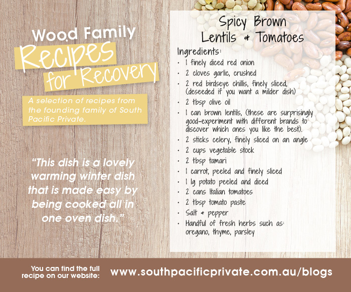 Recipes for Recovery